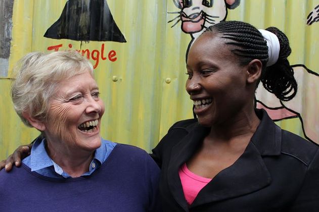 Judy Webb Joyce Aruga Rossholme in Kenya