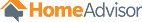 The home advisor logo is orange and blue with an arrow pointing up.