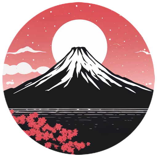 My Japan Discovery Logo Mount Fuji and Lake Motosu