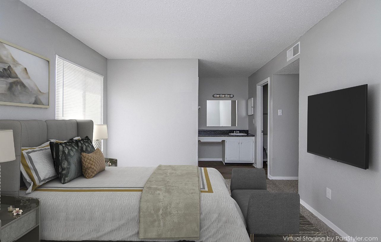Interior Rendering of Bedroom