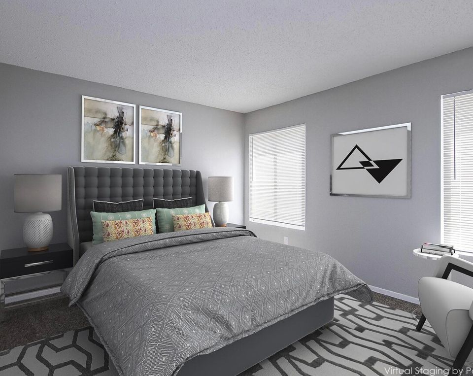 Interior Rendering of Bedroom