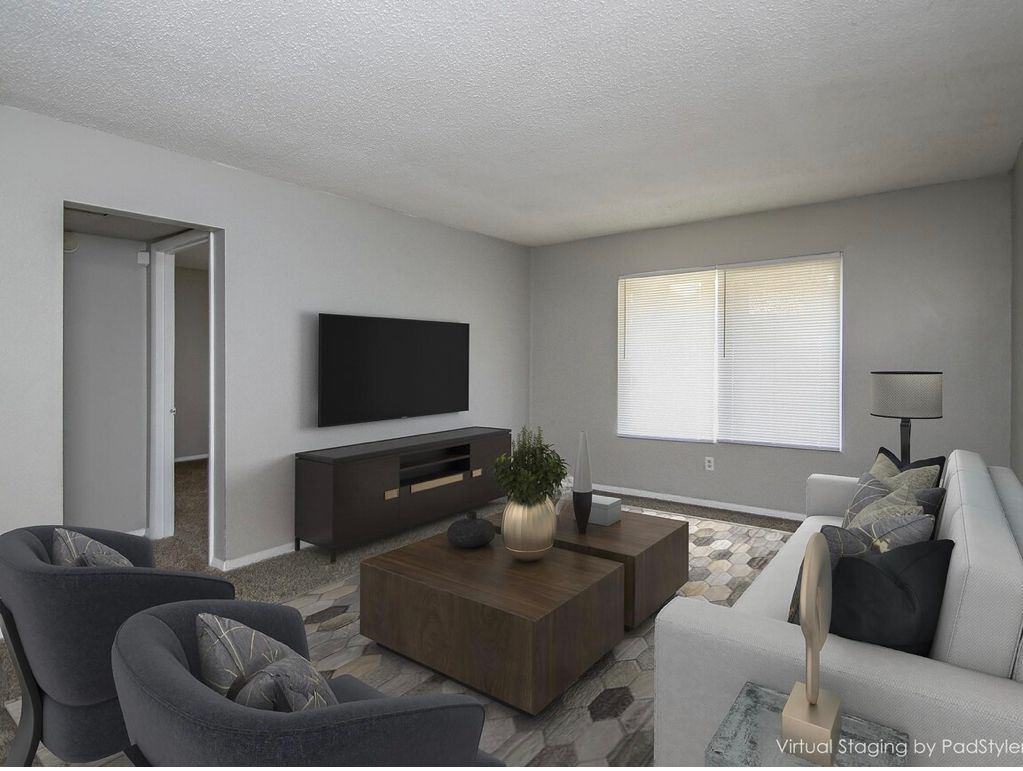 Interior Rendering of Living Room