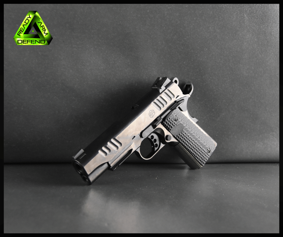 Ready Arm Defend, Alpha Foxtrot, 1911-E