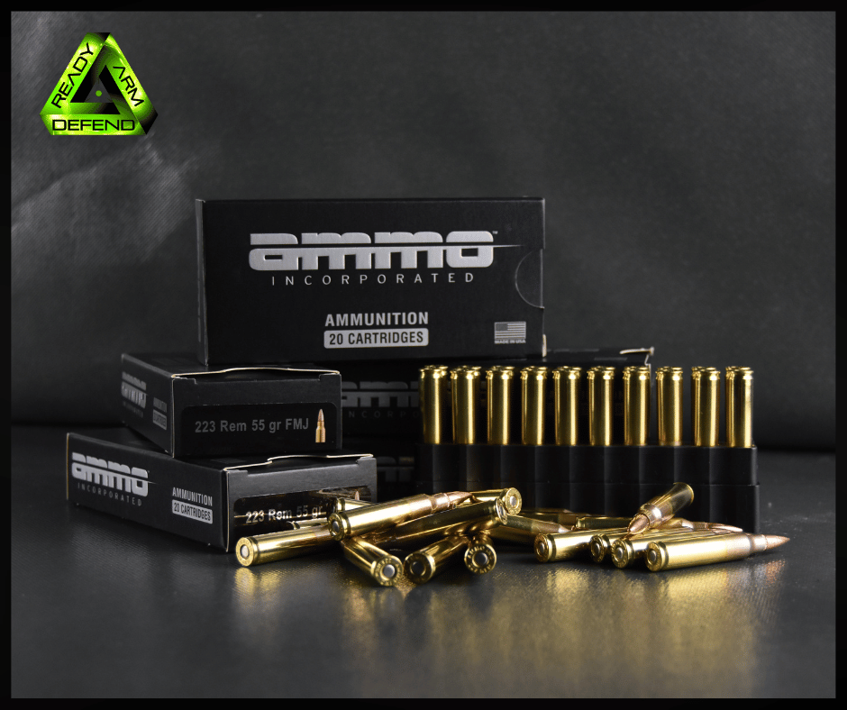 Ready Arm Defend, Ammo Inc, .223 REM FMJ