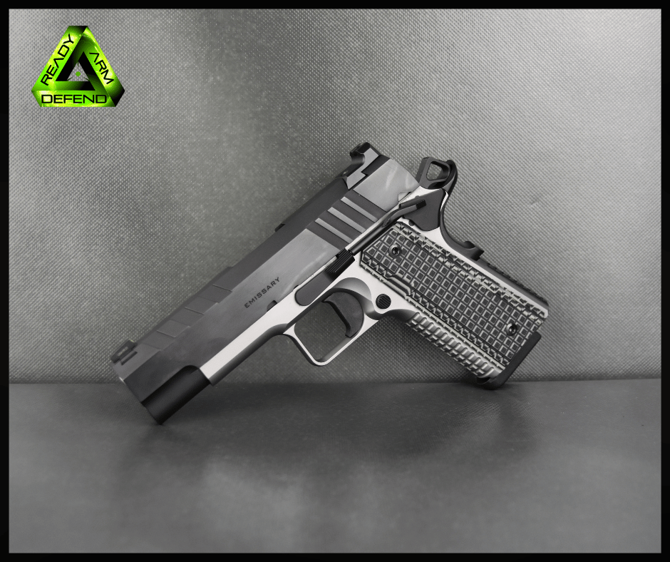 Ready Arm Defend, Springfield Armory, Emissary