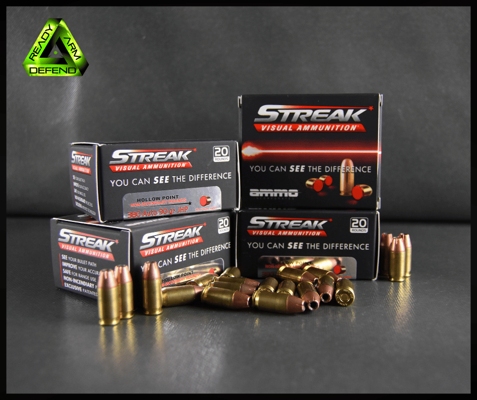 Ready Arm Defend, Ammo Inc, .380 Streak JHP