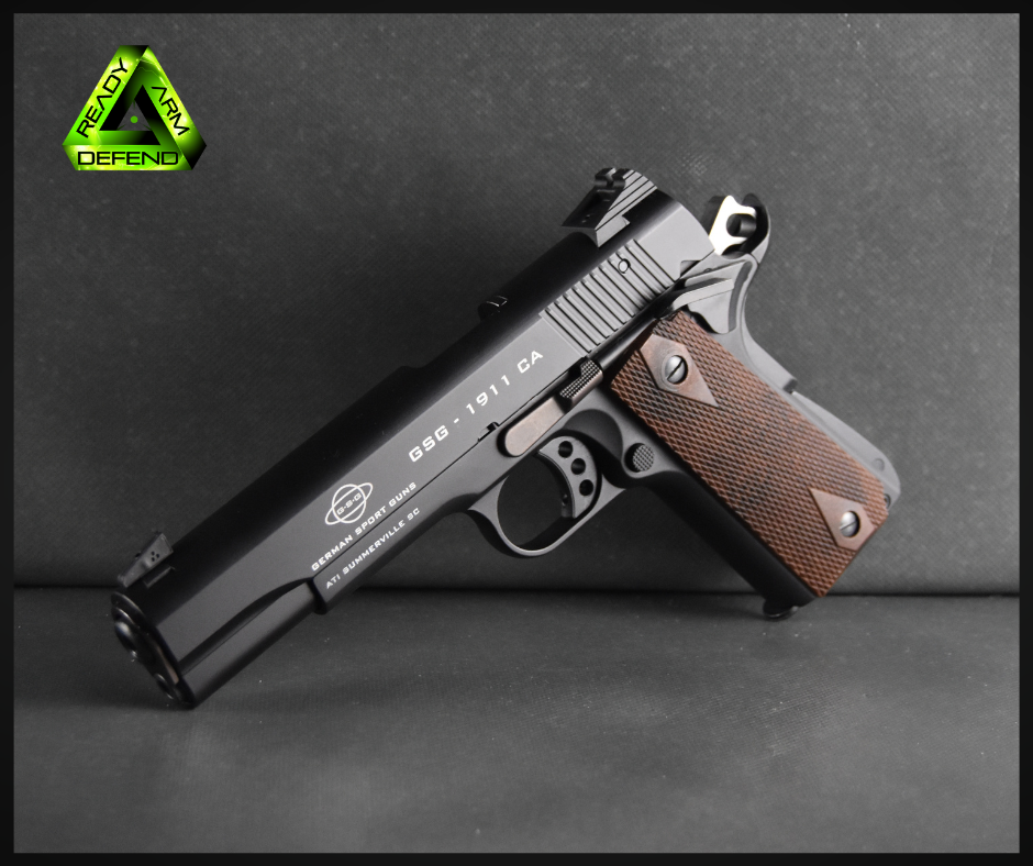Ready Arm Defend, German Sport Guns, 1911 CA