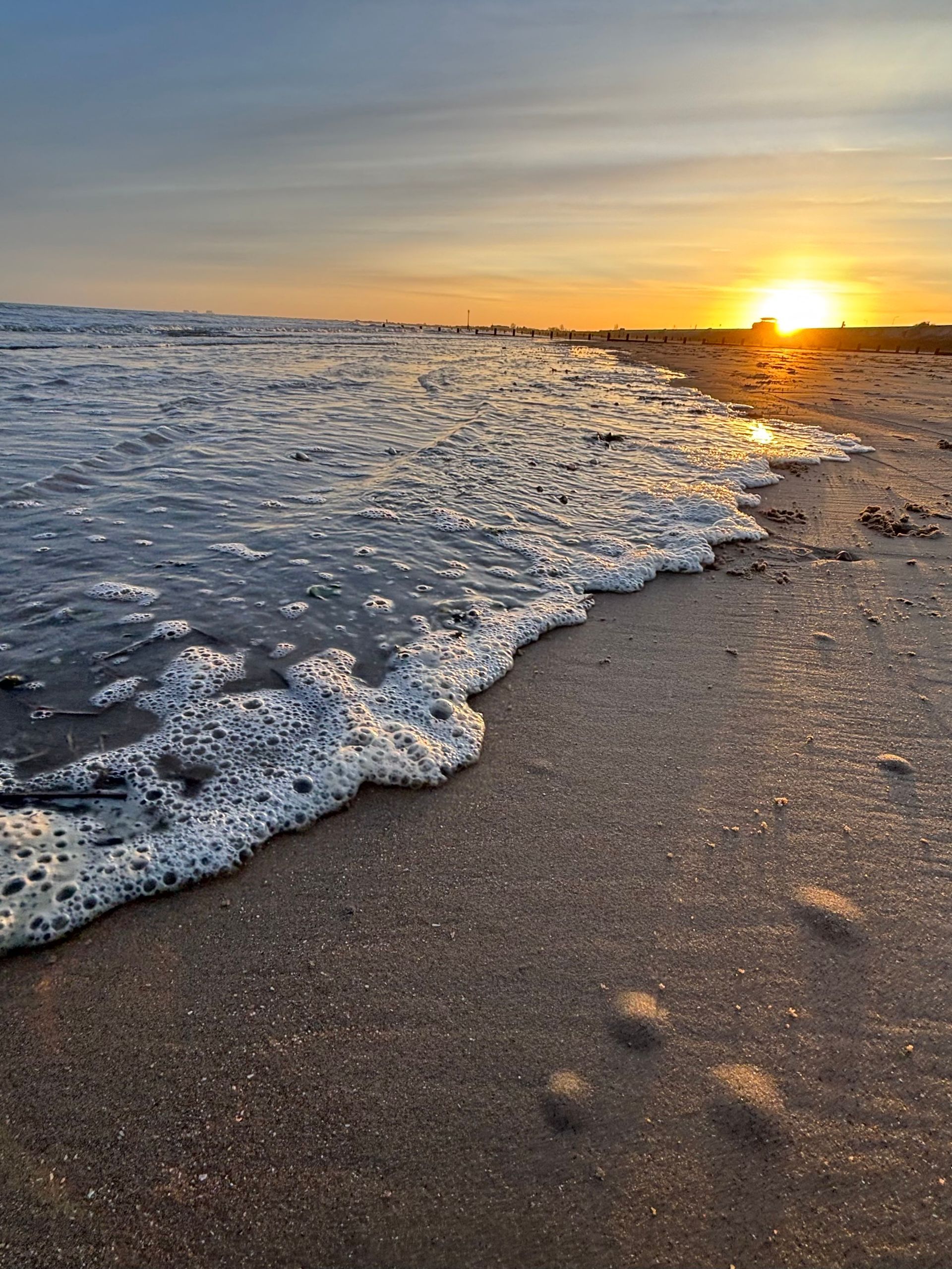 Dymchurch Beach in Winter 