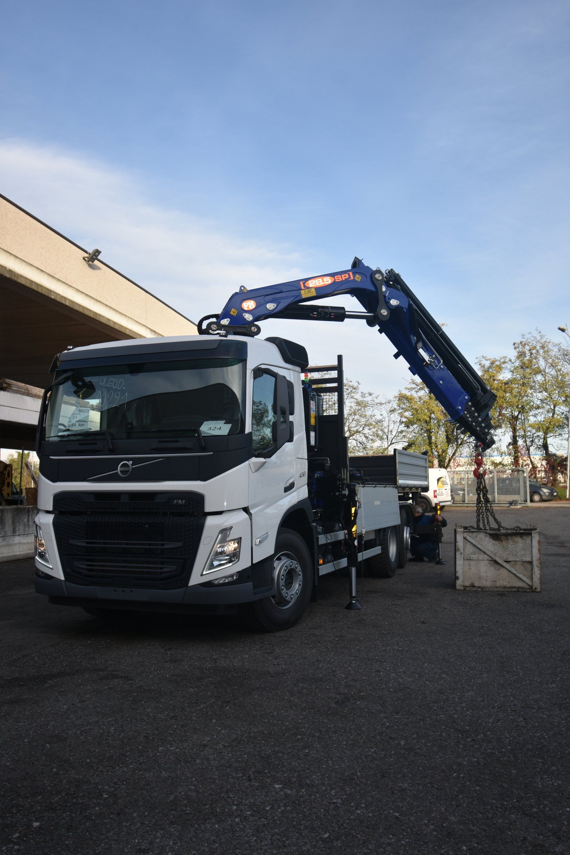 gru pm su veicolo volvo