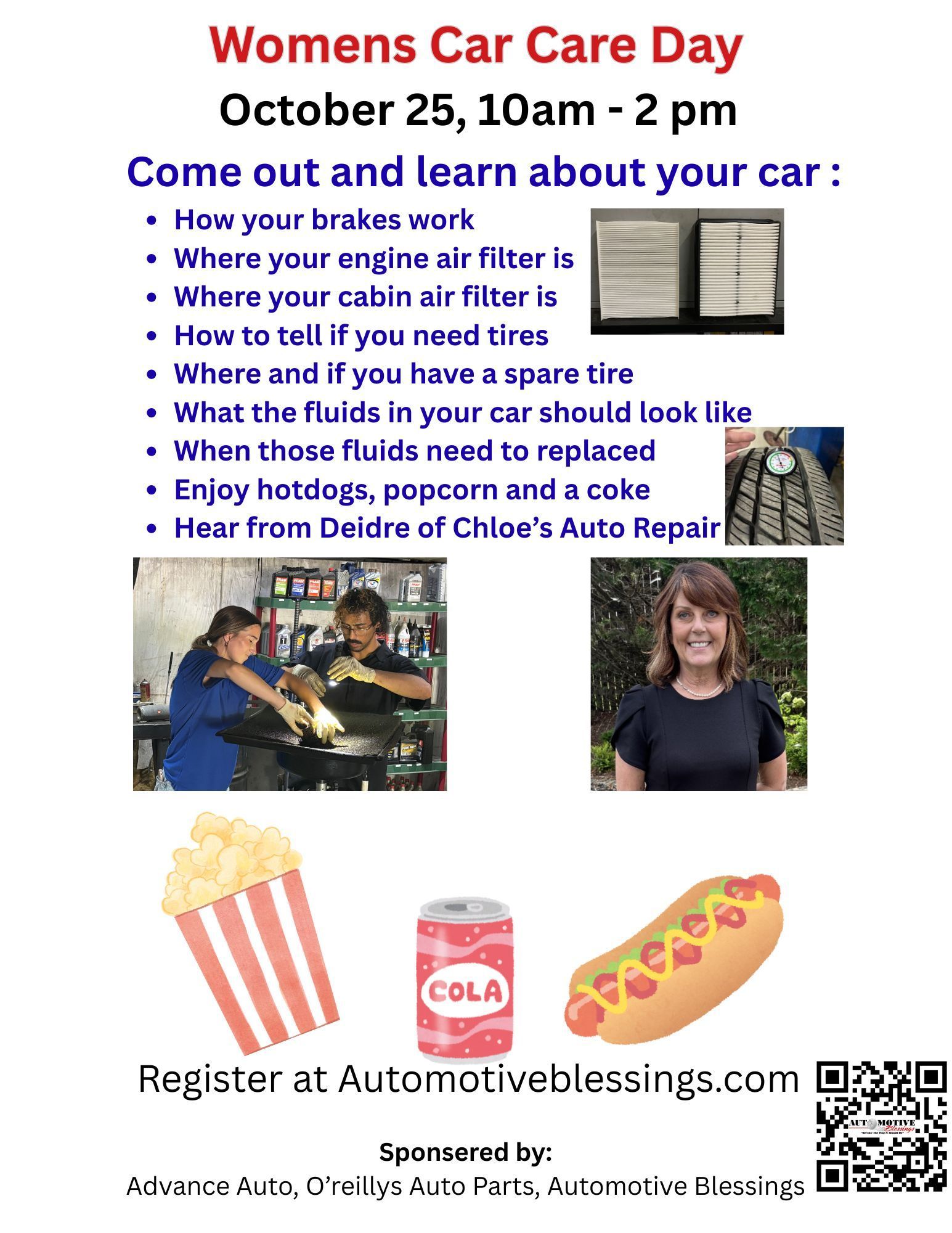 Women's Car Care Day | Automotive Blessings