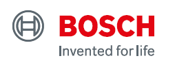 A bosch logo that says invented for life