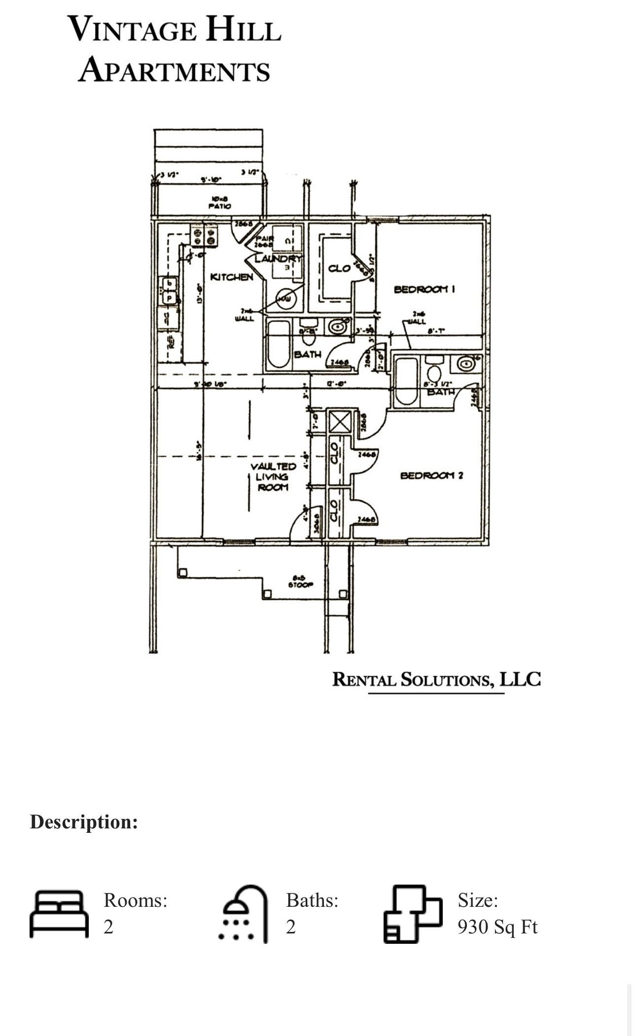 Vintage Hill - Floor Plan 1