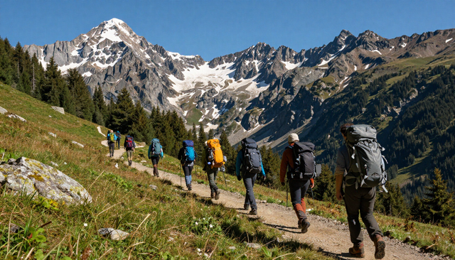 Avventura in montagna: trekking e paesaggi mozzafiato.