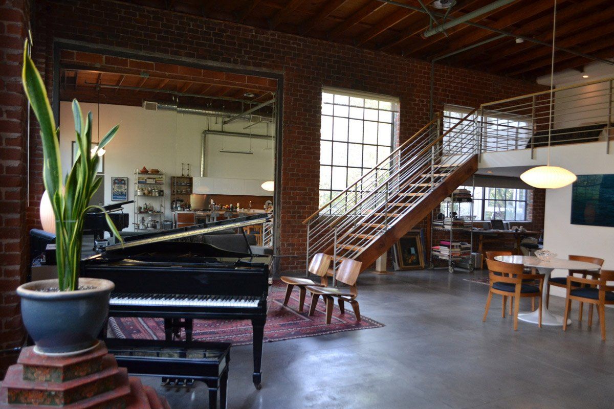 7+Bridge Lofts piano and stairs
