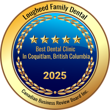 2022 Top 3 Dentist in Coquitlam Logo - Lougheed Family Dental