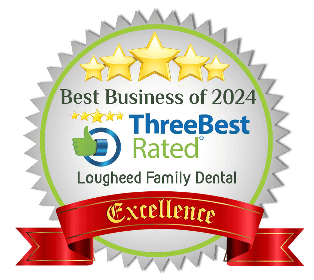 2022 Top 3 Dentist in Coquitlam Logo - Lougheed Family Dental