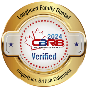 2024 CBRB verified logo - Lougheed Family Dental