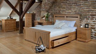 a quality bedroom furniture with extra storage space