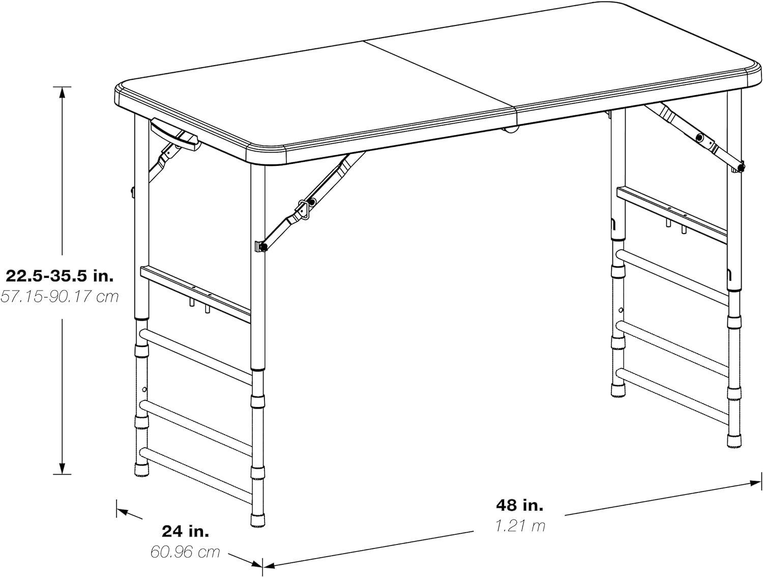 4ft Adjustable Tables