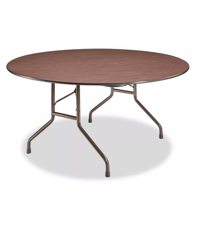 5ft Round Table Plastic/Wood (will vary at rental time)