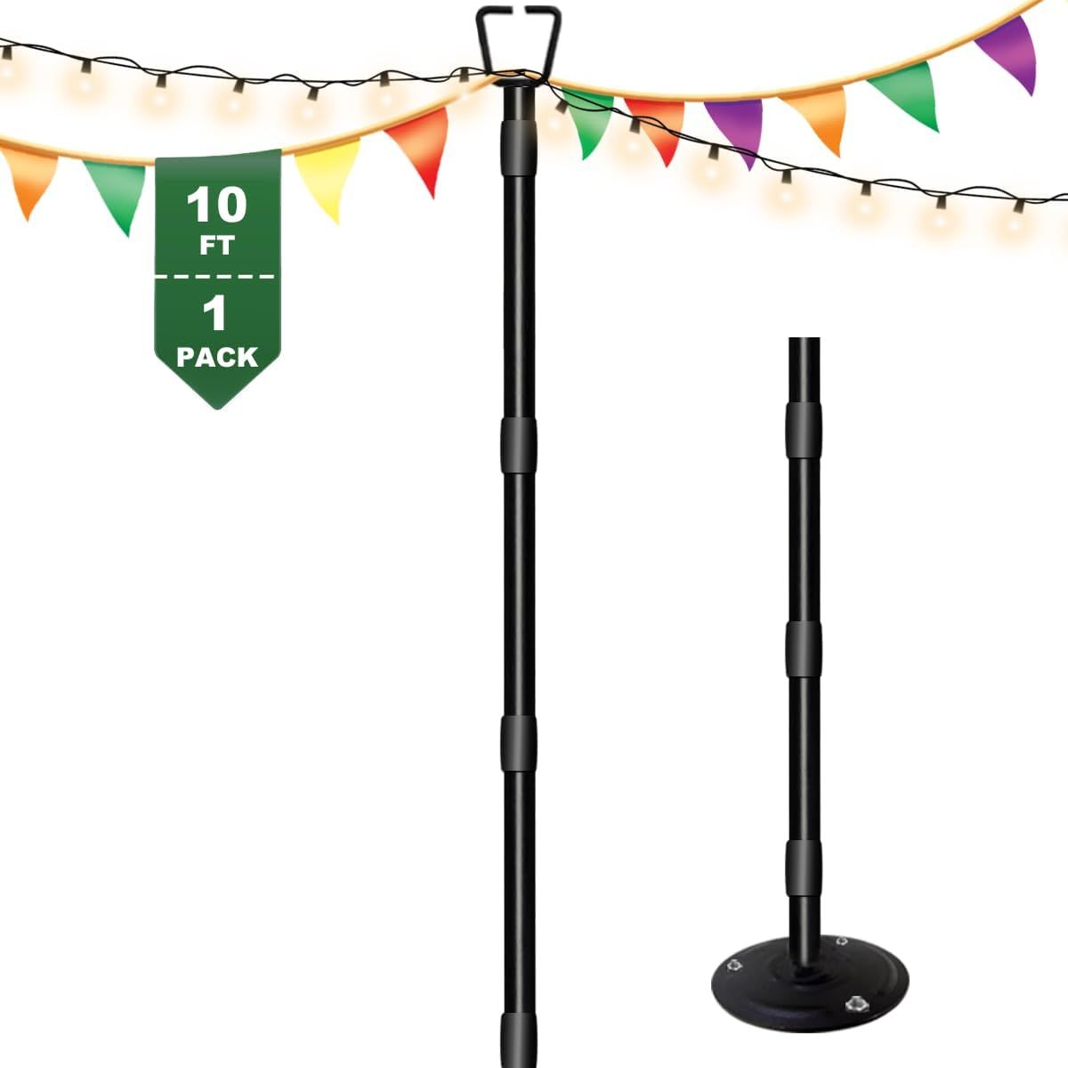 Center String Light Pole
