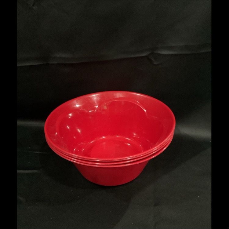 Red Serving Bowl