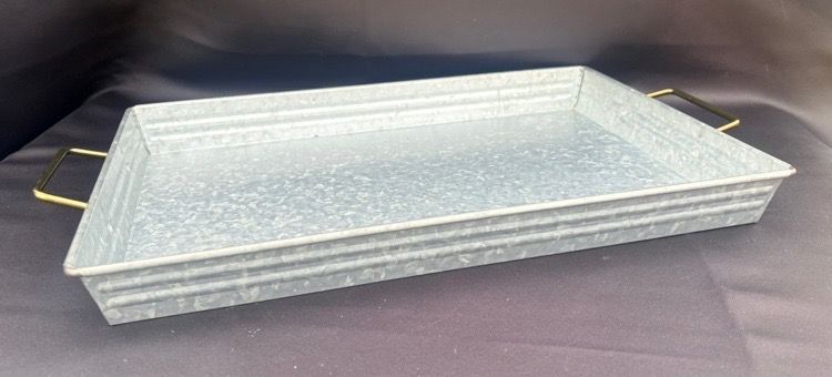 Galvanized Serving Tray