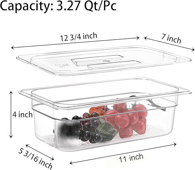Food Storage/ Prep Container 3 qt