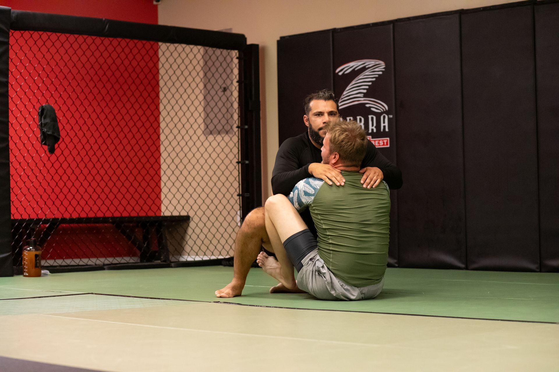 Adults practice Jiu-Jitsu drills at Mason Dixon Jiu-Jitsu in East Chambersburg, PA, building fitness and confidence. 