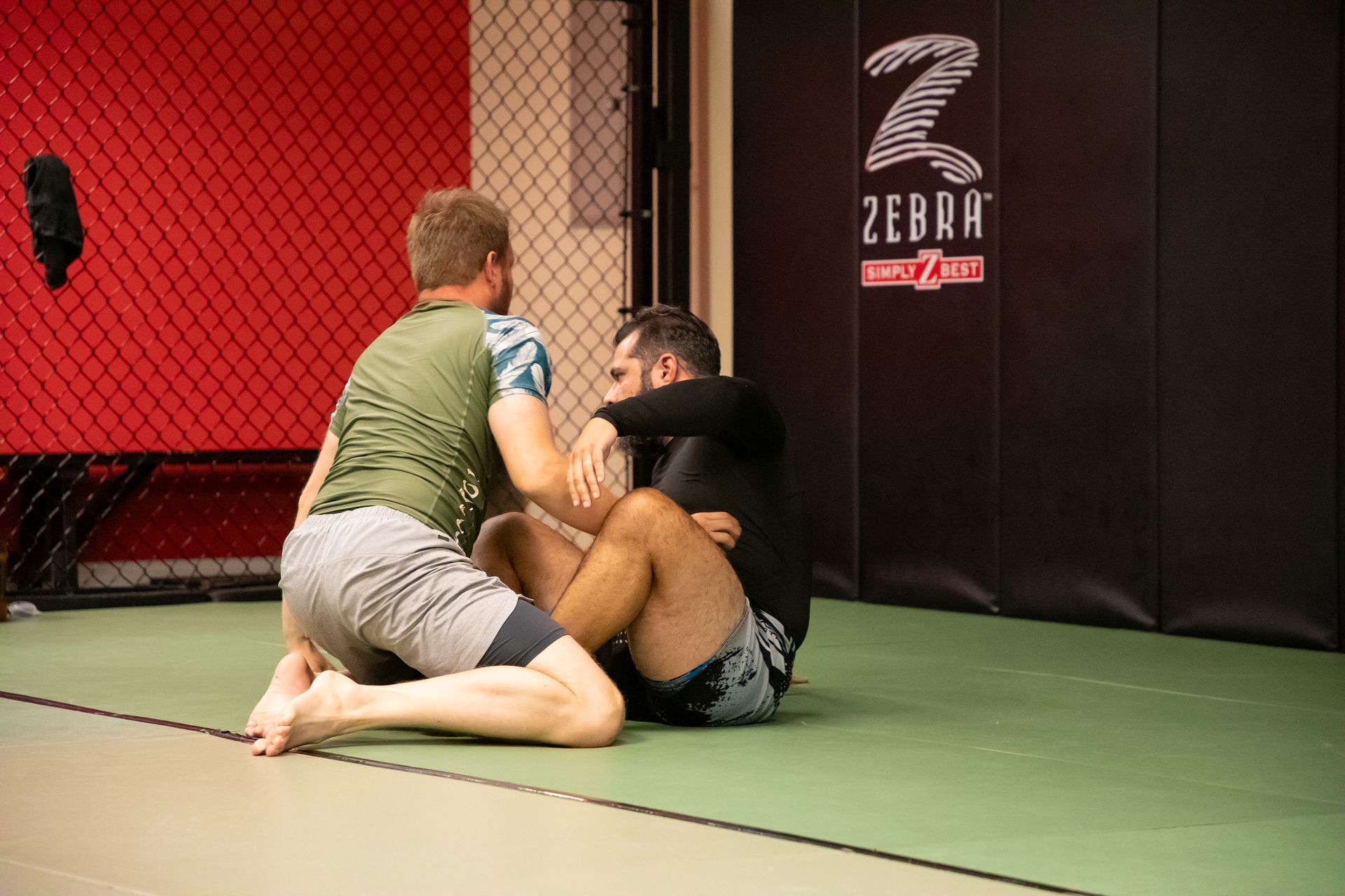 Adults practice Jiu-Jitsu drills at Mason Dixon Jiu-Jitsu in East Chambersburg, PA, building fitness