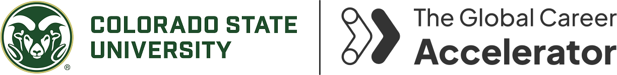 Western Carolina University and The Global Career Accelerator logos.
