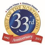 A logo for the 33rd anniversary of the northland