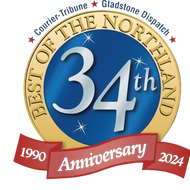 A logo for the 33rd anniversary of the northland