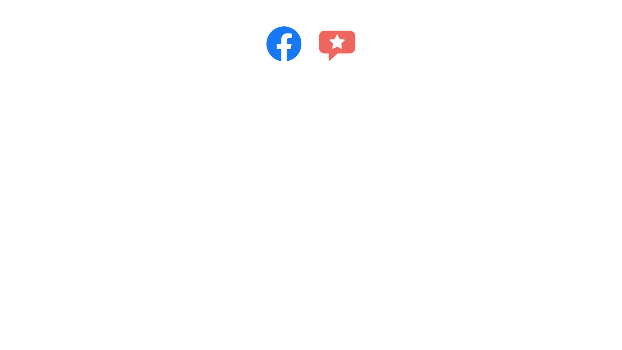 Facebook Logo & Review Icon