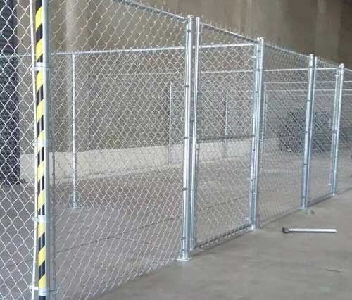 interior chain link fence - chain link fence contractor