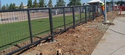 iron fence for sports field - commercial iron fences & gates
