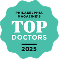 Philadelphia magazine 's top doctors badge for 2025