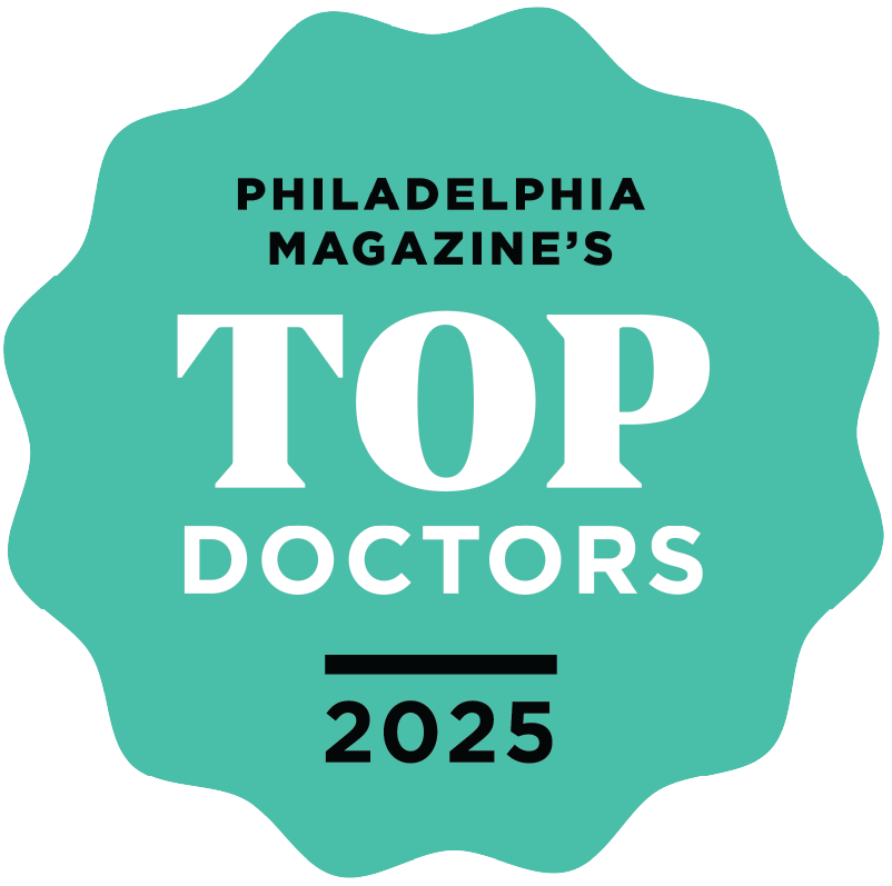 Philadelphia magazine 's top doctors badge for 2025