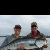 couple on guided fishing trip