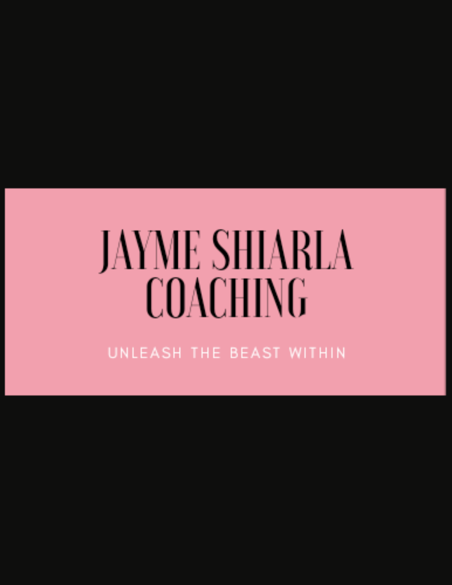 Pink rectangular logo for 