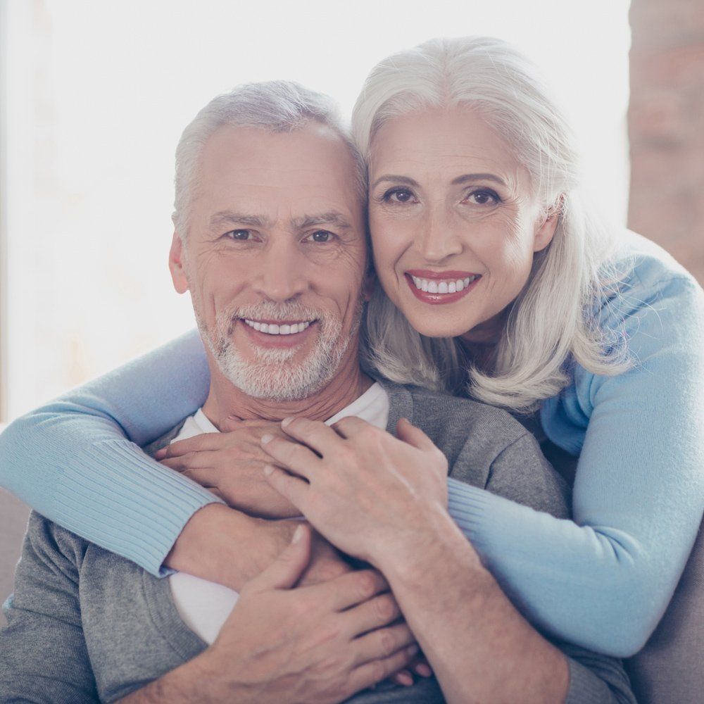 Senior Couple With Healthy Teeth — Sarasota, FL — Sterling Dental