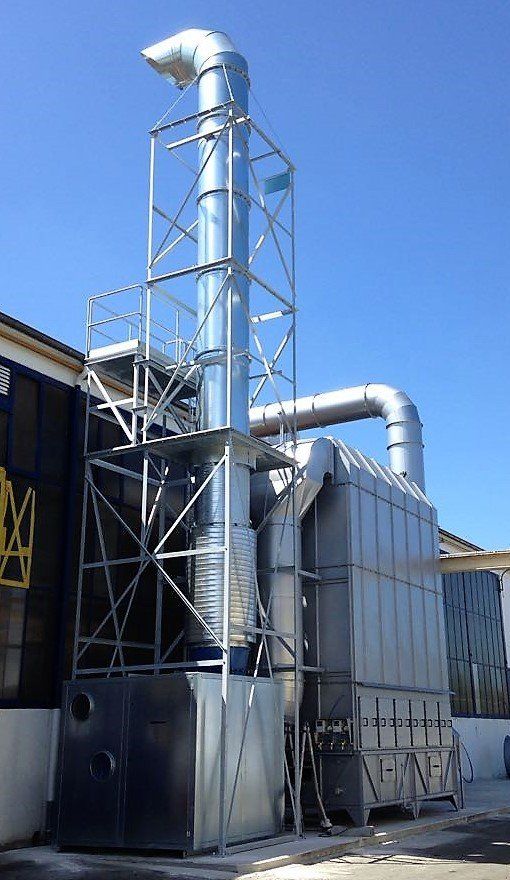 condotto aspiratore fumi industria