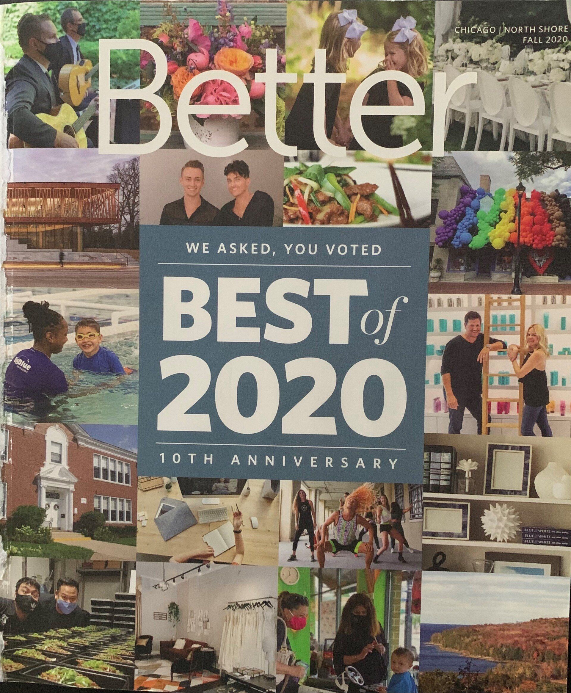 A collage of photos with the words better best of 2020