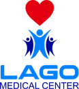 Logo: Red heart above blue figures with raised arms, below 