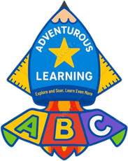 The logo for adventurous learning explore and soar learn even more