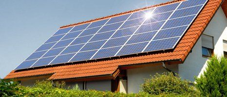 domestic solar panel roofing