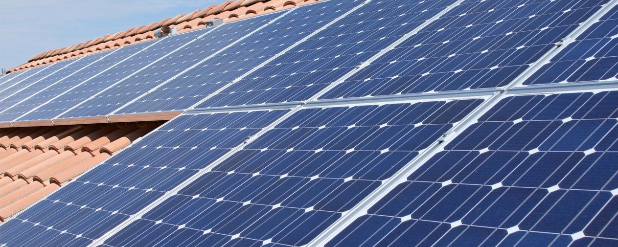 new solar panel being installed