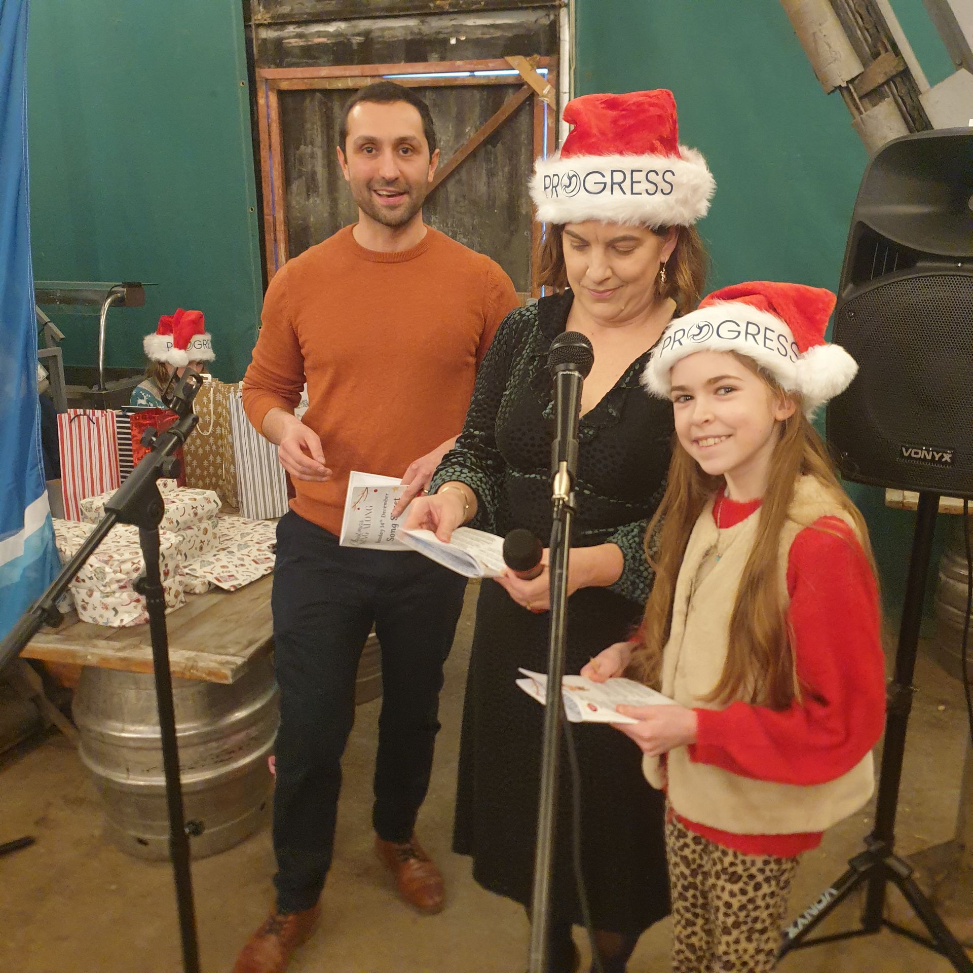 Progress charity christmas carols fundraiser