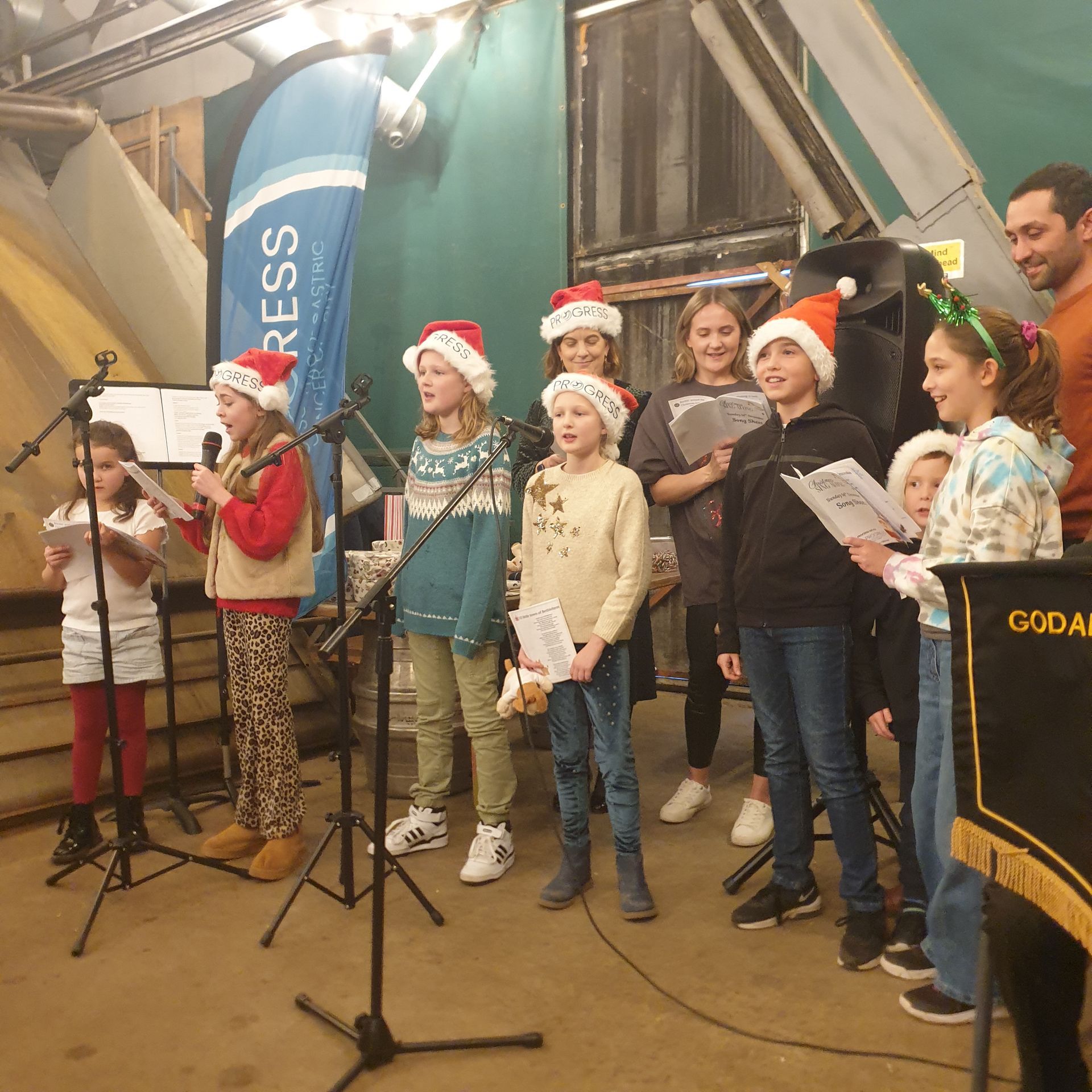 Progress charity christmas carols fundraiser