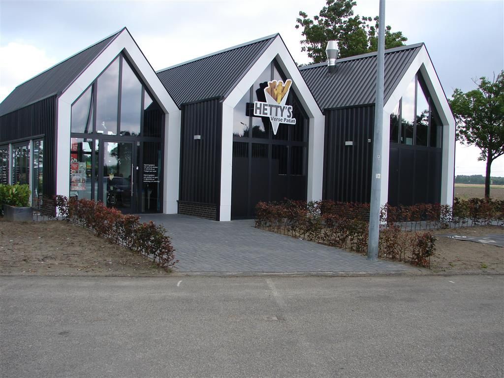 Nieuwbouw restaurant Hetty's patat Ooltgensplaat